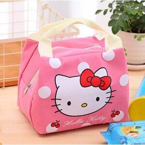 Hello Kitty Pink Lunch Bag – Insulated Tote for Work, Travel, Picnic & On-the-Go